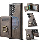 Konstreet for Samsung Galaxy S26 Ultra 2 in 1 Detachable Card Bag Wallet Case Durable Leather Wal...