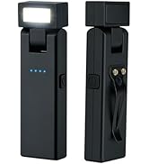 Mcbazel 2 Pack Magnetic Work Light, Rotating Rechargeable Portable LED COB Light with Clip-On Des...