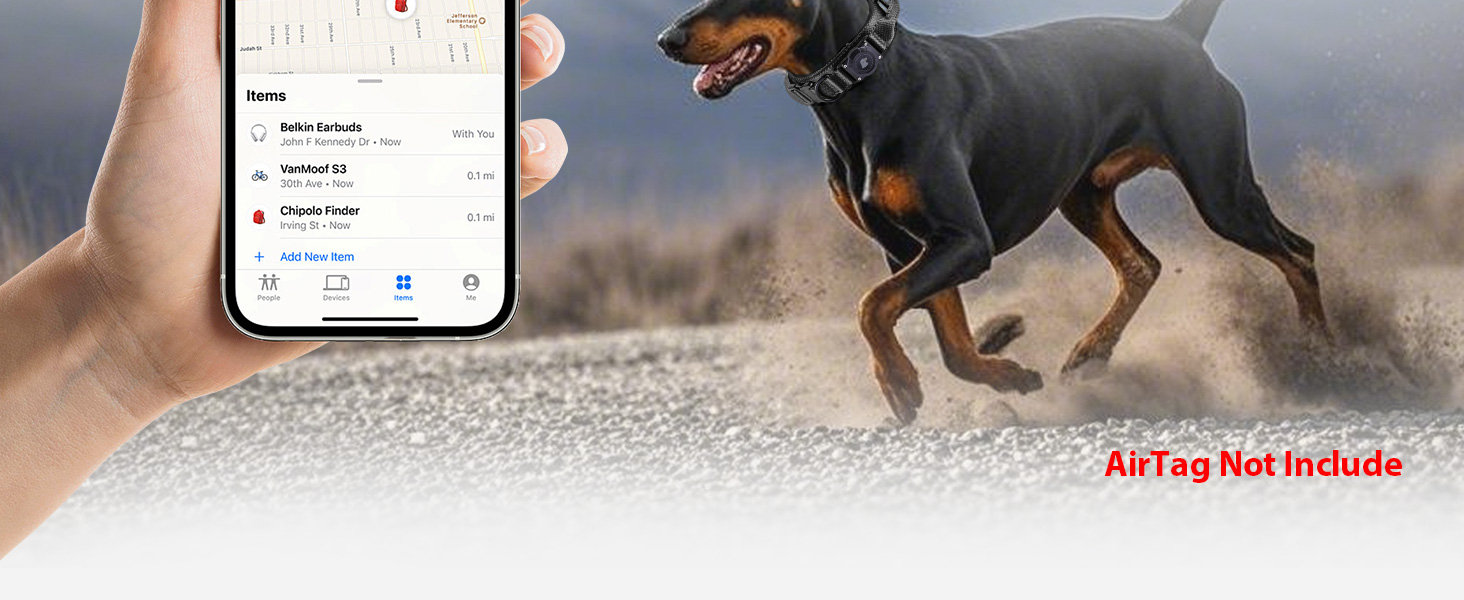 apple airtag dog collar