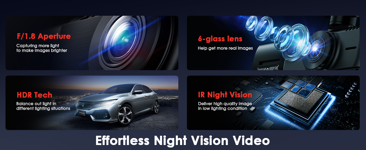 dash cam front and inside