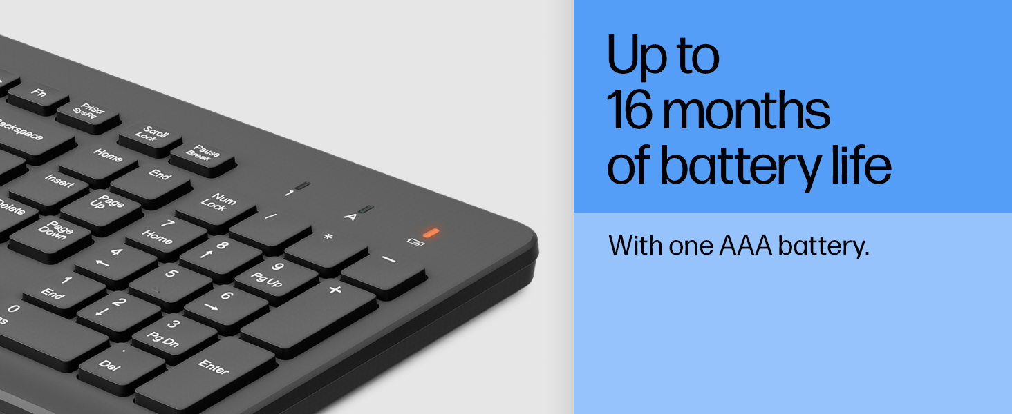 Up to 16 months of battery life