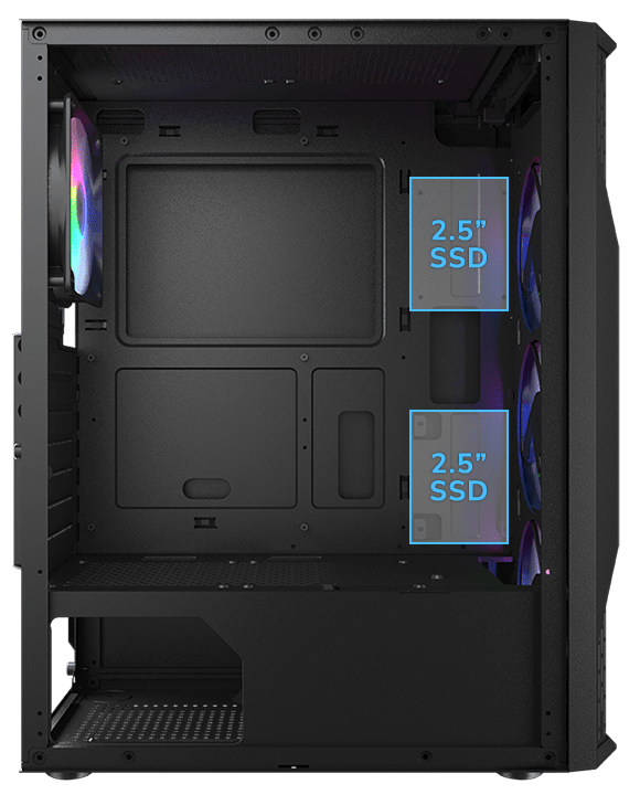 COUGAR MX110 RGB Mid-Tower ATX PC Case