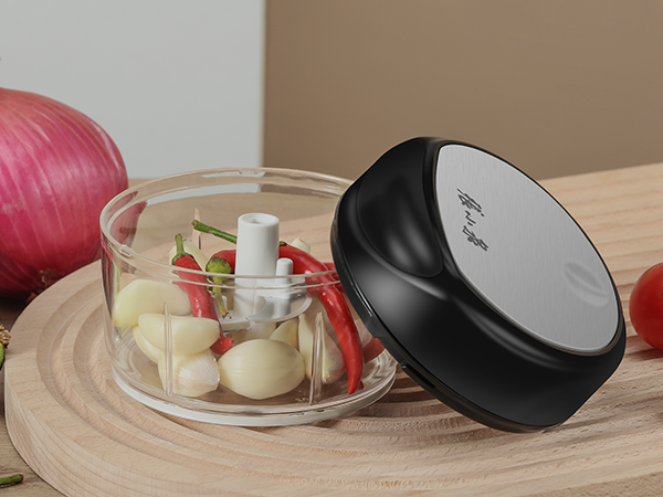 Easy Pull Food Chopper and Manual Food Processor,Vegetable Slicer and Kitchen knife