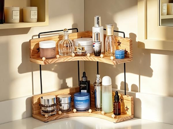 2-Tier Bathroom Countertop Organizer