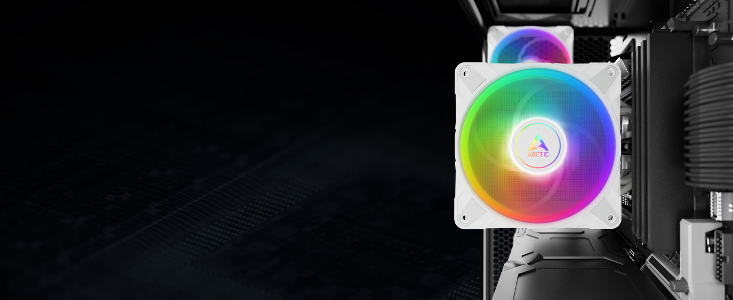 ARCTIC P12 A-RGB White; Proven and Popular