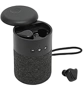 2 in 1 Wireless Earbuds with Bluetooth Speaker, 360 Stereo Noise-Cancelling in-Ear Headphones, Po...