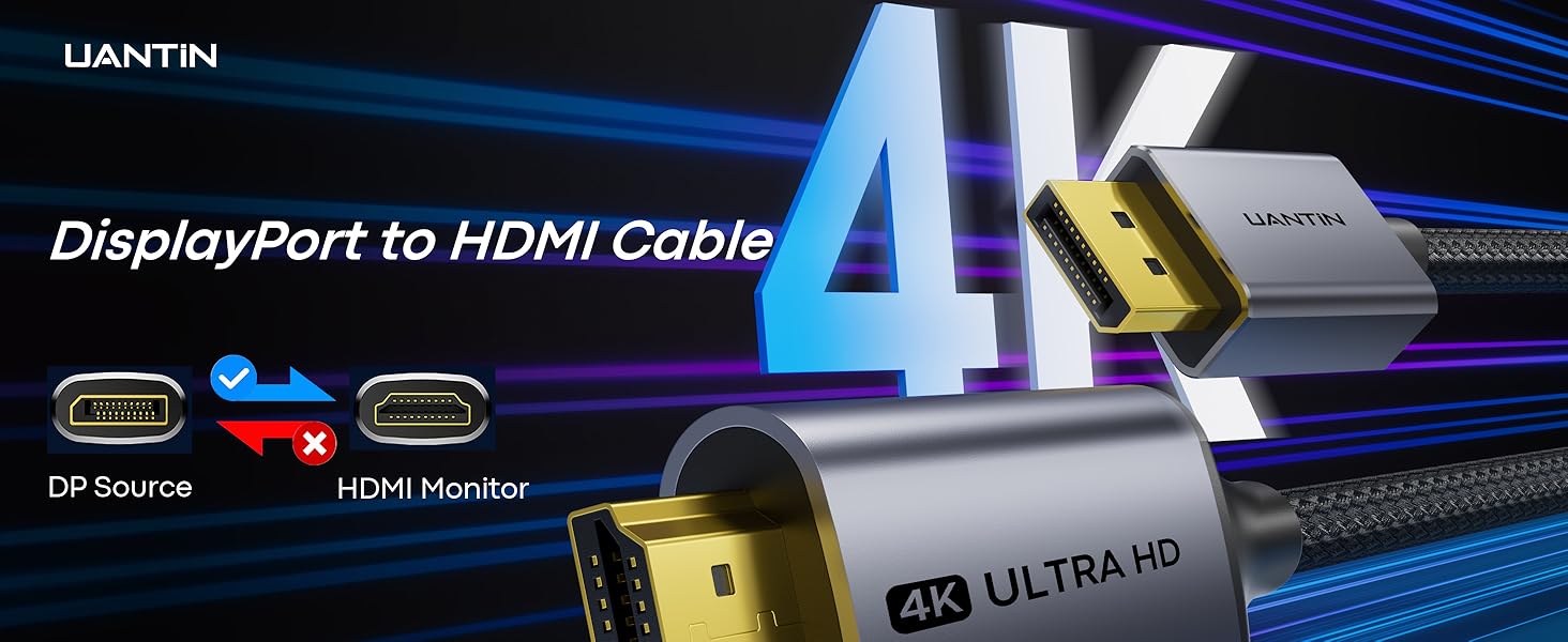 HDMI TO DISPLAYPORT
