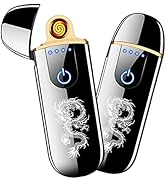 Electronic Lighter, Smart USB Rechargeable Lighter,Mini Electric Lighter Touch Ignition Windproof...