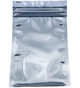 Daarcin 100pcs 3.15X4.72in/8X12cm Anti Static Bags,ESD Bags Resealable for HDD with 100pcs Labels...