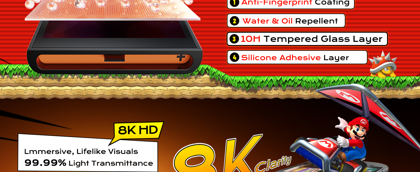 screen protector for switch 2