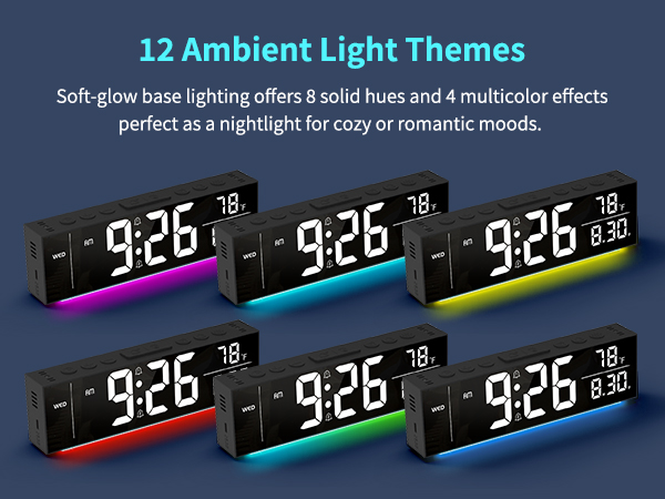 alarm clock for bedroom