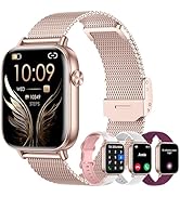 Betatree Smart Watch for Women (Answer/Make Calls),1.83" Touch Screen Fitness Tracker with 4 Band...