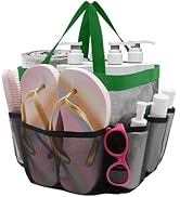 ASBEFORE Mesh Shower Caddy Portable, Shower Tote Bag for Dorm Room Essentials, 8 Pockets Large Sh...
