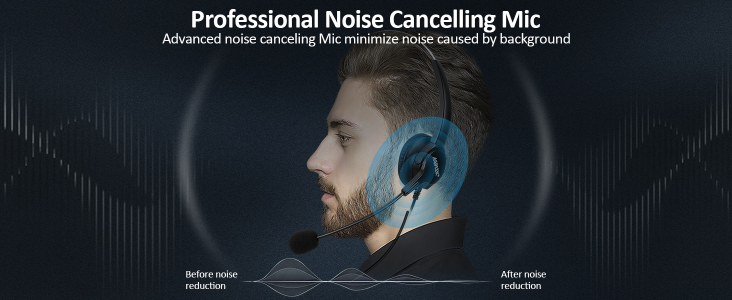Professional Noise Canceling Mic