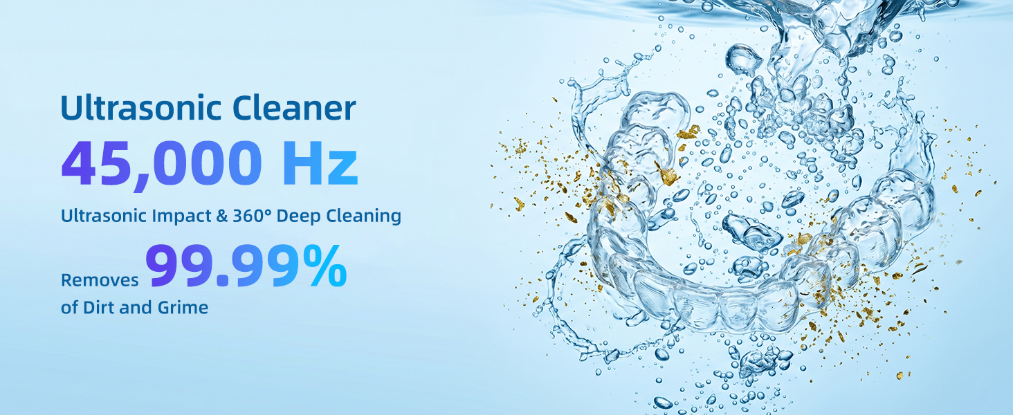 Ultrasonic Impact &amp;amp; 360° Deep Cleaning