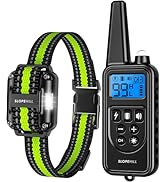 Dog Training Collar with 7 Training Modes, 4200Ft Remote Electronic Dog Shock Collar, Electric Sh...