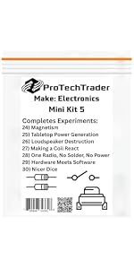 Make: Electronics Mini Kit 4 Educational Electronic Component Pack that Follow Experiments in Charle...