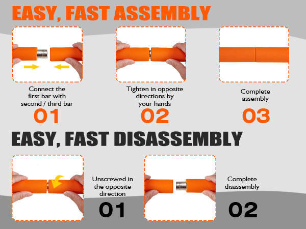 plates bar kit with resistance band