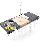 SUNROX DryFast Foam Outdoor Bench Cushion with DryMesh Drainage, All-Weather FadeShield Water Res...