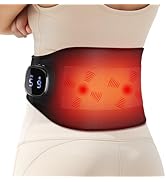 Comfytemp Cordless Portable Heating Pad with Massager for Lower Back Soothing, FSA Eligible HSA 9...