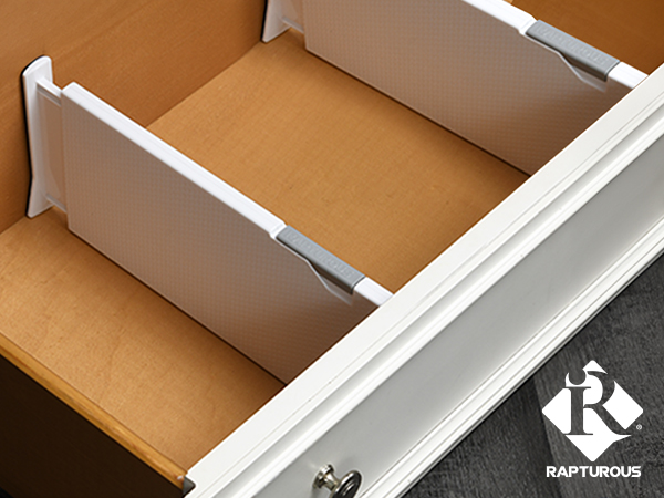 Hero Image with showing the drawer dividers with the brand name in the middle