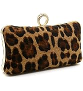 RonFoxi Women Clutch Purse with Chain- Elegant Evening Bag for Wedding, Prom, Cocktail Party &amp; Fo...