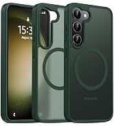 Oterkin Magnetic for Samsung Galaxy S23 Case Matte, S23 Phone Case Compatible with MagSafe Froste...