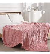 Electric Blanket Full Pink Heated Blanket 72x84 inch, Ultra Soft Flannel Sherpa Warming Blanket f...