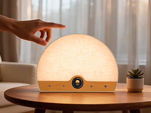 Light Therapy Lamp and Sunrise Alarm Clock 2-in-1, 10000 Lux Happy Therapy