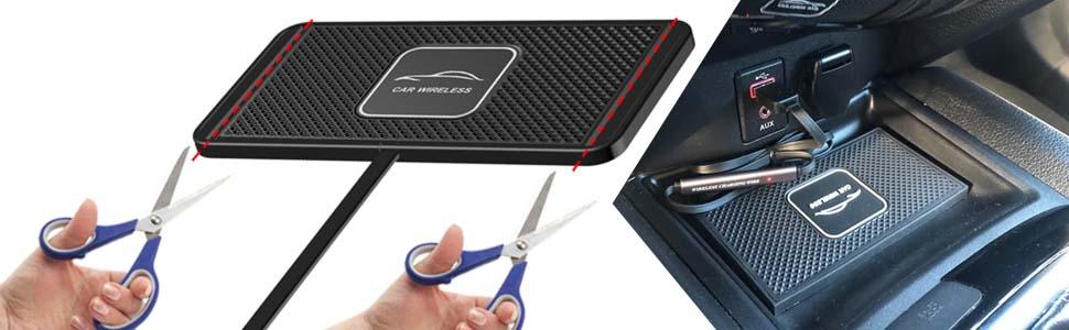 Wireless Car Charger DIY Qi Charging Pad Fast 15W 10W 7.5W Quick Charge for iPhone Samsung LG