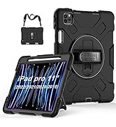 Case for iPad Pro 11 2022 4th Generation/ 2021 3rd Gen: Military Grade Protective Silicone Cover ...