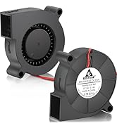 GDSTIME 50mm x 15mm Blower Fan 24V High Speed, 5015 Part Cooling 24 Volt Fans Dual Ball Bearing B...