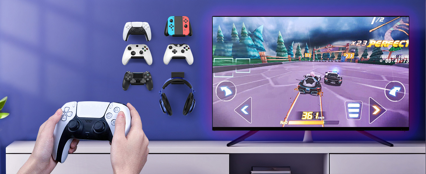 controller wall mount,controller holder wall mount,ps5 controller wall mount,wall mount