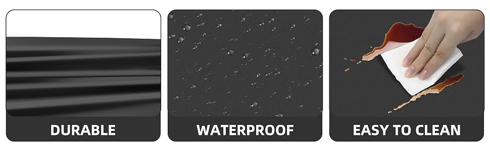 black tablecloth