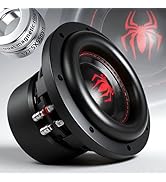 WDiYA 6.5" Subwoofer 1200 Watt Max Power Dual 4 Ohm Car subs