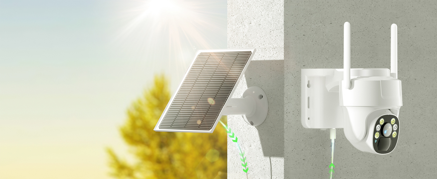 solar cellular security camera
