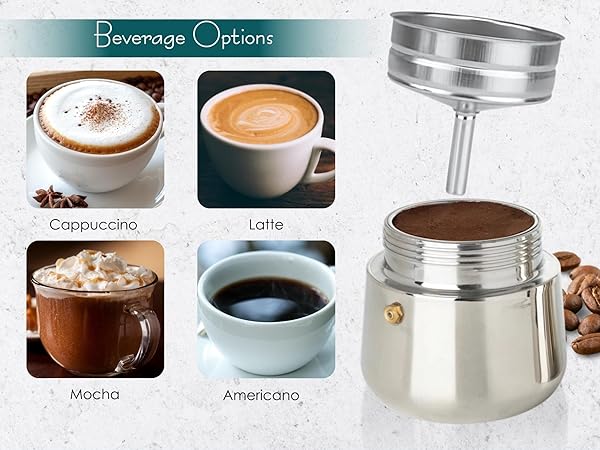 stovetop coffee maker, cafetera italiana