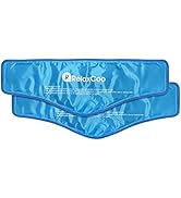 Neck Ice Pack Wrap, RelaxCoo Reusable Gel Ice Pack for Neck Shoulders, Cold Compress Therapy for ...