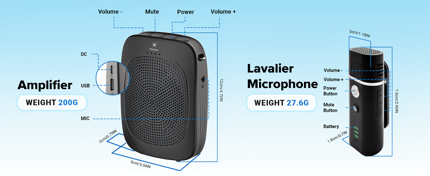 portable speaker with mic