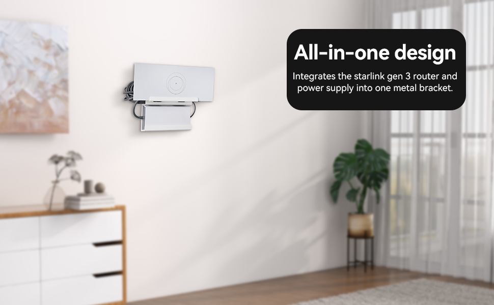 Shinar Metal Wall Mount for Starlink Gen 3