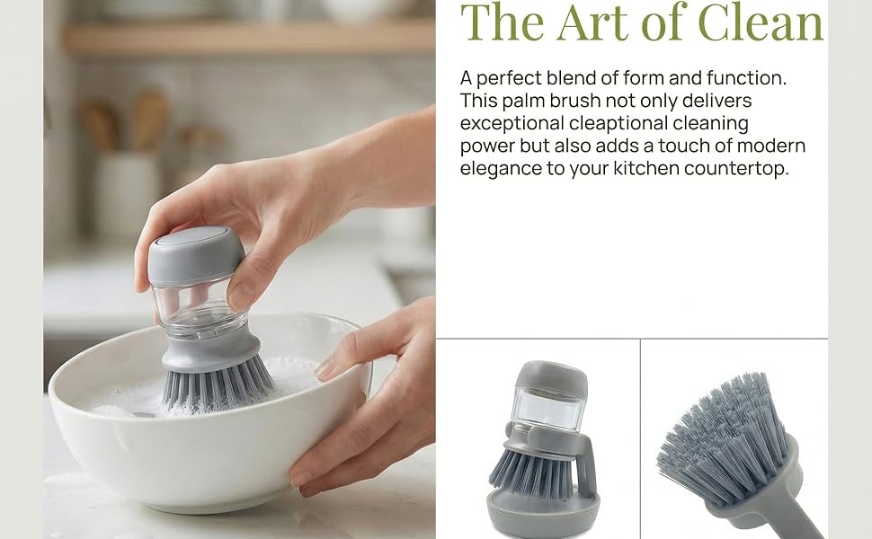 soap dispensing dish brush soap dispensing palm brush