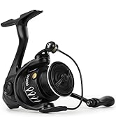 Jenseits Lightweight Spinning Fishing Reel, Sealed Carbon Fiber Up To 20 LB Max Drag, 5+1BB for S...