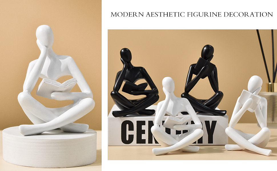 Reading Women Statue, Thinker Sculptures