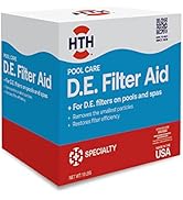 HTH 67121 Swimming Pool Care D.E. Filter Aid, Improve Filtration Efficiency and Water Clarity, 10lb
