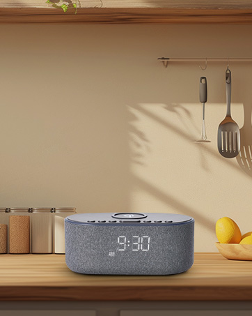 wireless charger clock