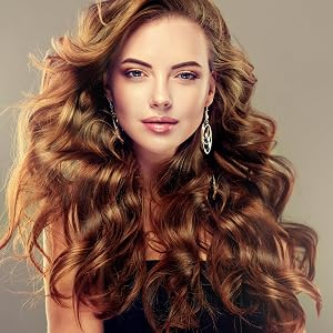 Long thick hair