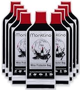 MONKKINO 9 Pack Wine Bottle Travel Protector Bags, Reusable Wine Bags for Travel, Leakproof Wine ...