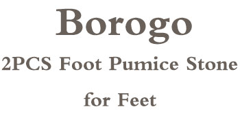 2PCS Natural Foot Pumice Stone for Feet