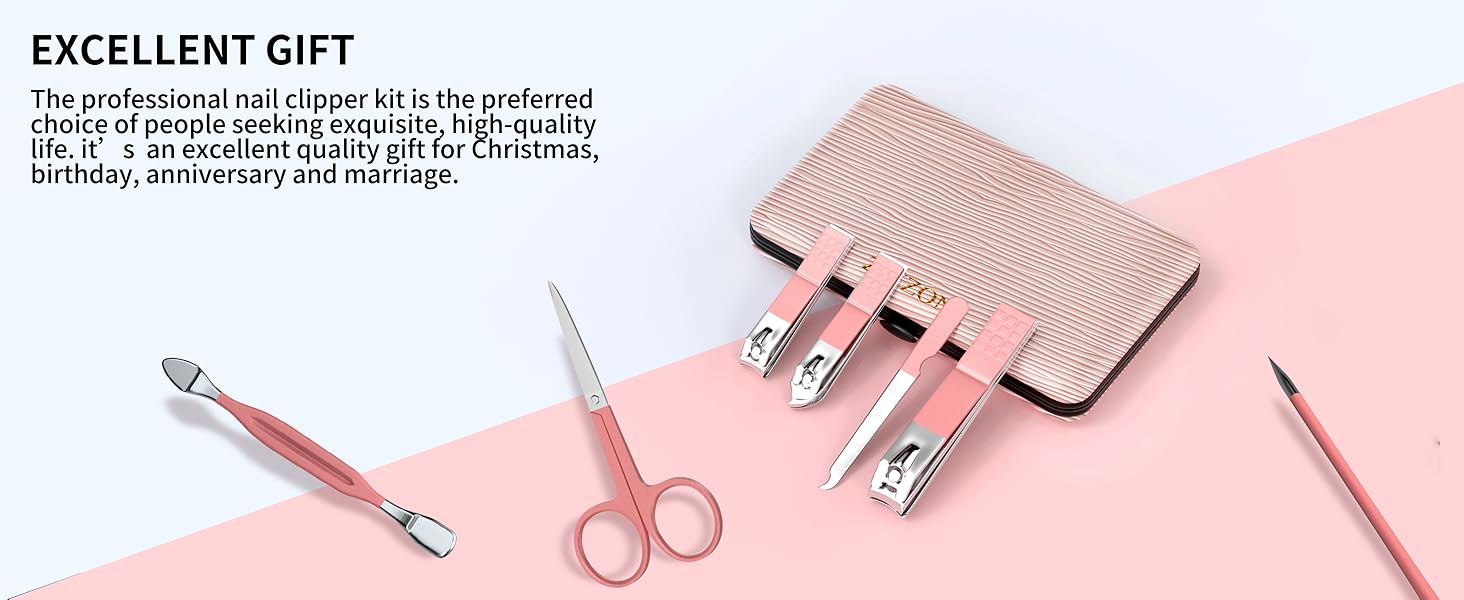tweezers and nail clipper set