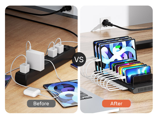 ipad charging station
